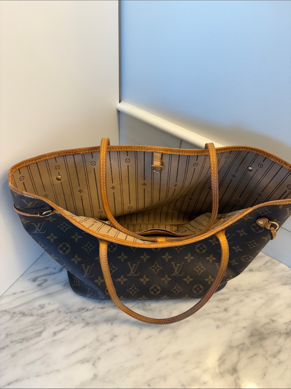 Vintage Louis Vuitton Monogram Canvas Neverfull MM - Picture 2 of 16